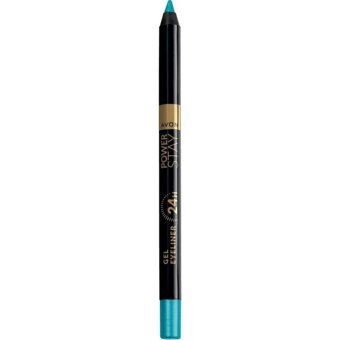 Avon Power Stay Tropical Teal Suya Dayanıklı Mat Metalik Mavi Kalıcı Kalın Uçlu Keçe Jel Eyeliner