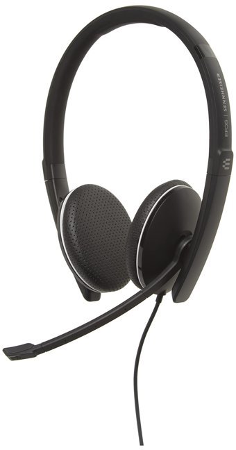 Sennheiser SC 165 USB Gürültü Önleyici Mikrofonlu Kablolu Kulak Üstü Kulaklık Siyah