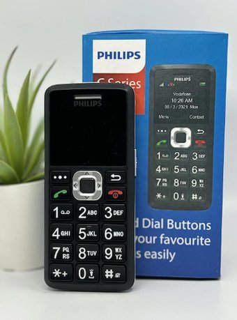 Philips CTS220 1 GB Hafıza 1.77 inç Tuşlu Cep Telefonu Siyah
