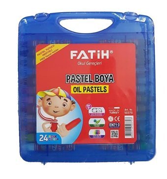 Fatih Mavi Çantalı 24'lü Yağlı Pastel Boya
