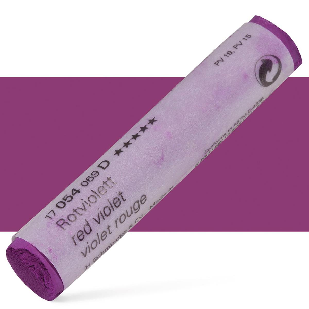 Schmincke Soft Red Violet 054 D Kalem Pastel Boya