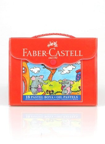 Faber-Castell 125118 Çantalı 18'li Yağlı Pastel Boya