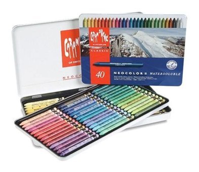 Caran D'ache Neocolor 40'lı Yağlı Pastel Boya
