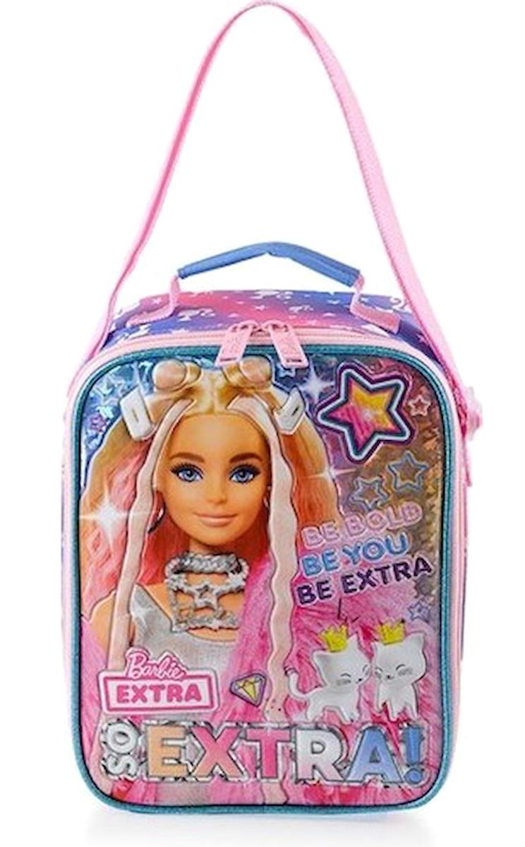 Ottonya 48176 Barbie Termoslu Barbie Mavi - Pembe Beslenme Çantası