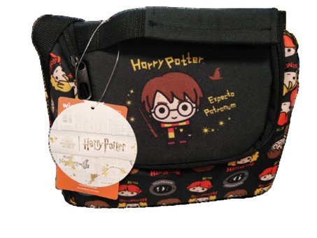 Harry Potter 2073-9 Harry Potter Termoslu Harry Potter Siyah Beslenme Çantası