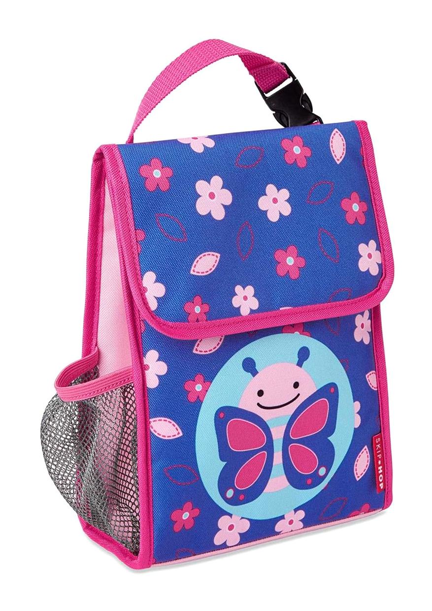 Skip Hop Zoo Kelebekli Termoslu Pembe Beslenme Çantası