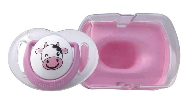Mamajoo 12 Ay+ Ortodontik Kiraz Uçlu Silikon Emzik Pembe