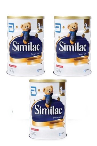 Similac Laktozsuz Glutensiz Organik 3 Numara Devam Sütü 3x850 gr