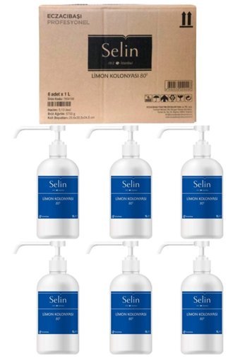 Selin Limon Sprey Pet Kolonya 6x1 lt