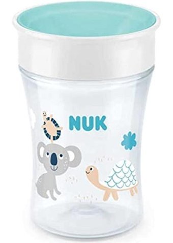 Nuk Magic Cup Akıtmaz Kulpsuz 6 Ay+ 230 ml Alıştırma Bardağı Mavi