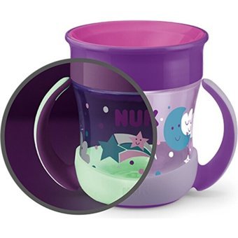 Nuk Mini Magic Akıtmaz Kulplu 6 Ay+ 160 ml Alıştırma Bardağı Çok Renkli
