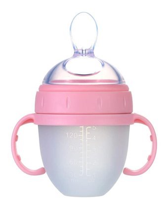 Cankypu Toddlers Akıtmaz Kulplu 6 Ay+ 150 ml Alıştırma Bardağı Pembe