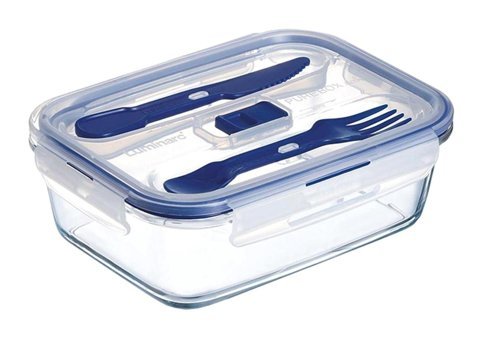 Luminarc Pure Bo Dikdörtgen Cam Saklama Kabı 1.2 lt