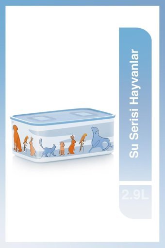 Tupperware Dikdörtgen Plastik Saklama Kabı 2.9 lt