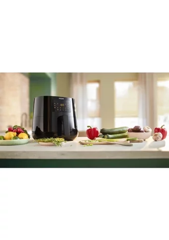 Philips HD9270/90 XL Airfryer 6.2 lt Tek Hazneli Izgara Yapan Led Ekranlı Yağsız Sıcak Hava Fritözü Siyah