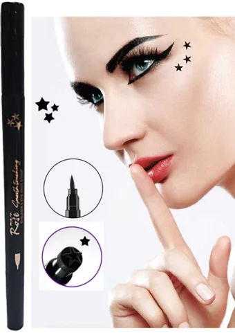 Cosmetichane No:01 Çift Taraflı Mat Pastel Siyah Kalem Eyeliner