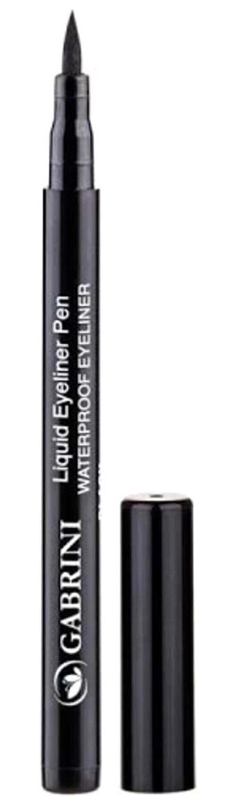 Gabriela Furlanetto No:01 Suya Dayanıklı Mat Pastel Siyah Likit Eyeliner