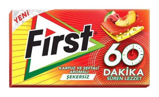 First 60 Dakika Şeftalili Sakız 12'li