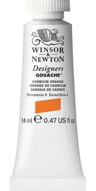 Winsor & NewtonDesigners 089 S.4 Tüp Turuncu 14 ml Guaj Boya