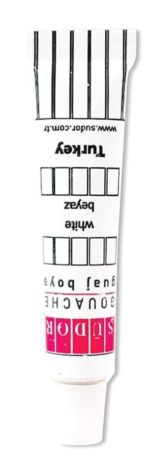 Südor Tüp Beyaz 8.5 ml Guaj Boya