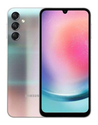 Samsung Galaxy A24 128 GB Hafıza 6 GB Ram 6.5 inç 50 MP Çift Hatlı Super AMOLED Ekran Android Akıllı Cep Telefonu Gümüş