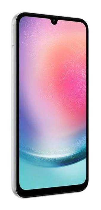 Samsung Galaxy A24 128 GB Hafıza 6 GB Ram 6.5 inç 50 MP Çift Hatlı Super AMOLED Ekran Android Akıllı Cep Telefonu Gümüş