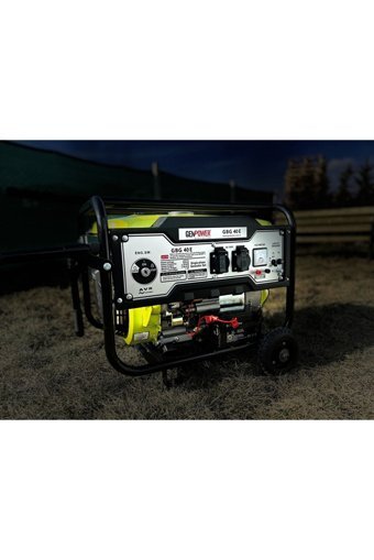 Genpower GBG 40 E 4 kVa İpli/Marşlı Benzinli Jeneratör