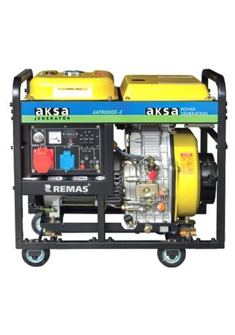 Aksa AAP 8000 DE-3 8.2 kVa Elektrikli/Marşlı Dizel Jeneratör