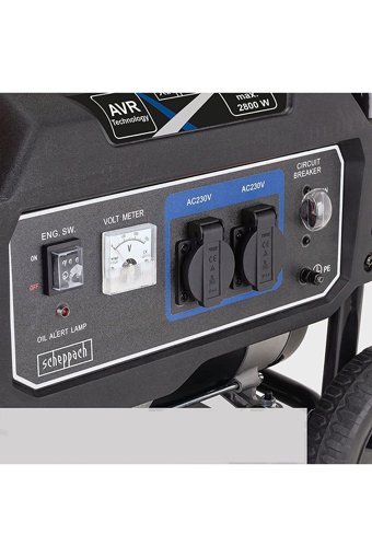 Scheppach SG3200X 3.5 kVa İpli/Marşlı Benzinli Jeneratör