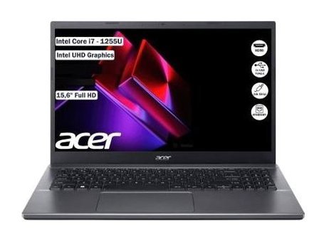 Acer Extensa 15 EX215-55 Dahili Intel Iris Xe Graphics Eligible Intel Core i7 1255U 32 GB Ram 1 TB SSD 15.6 inç Full HD Windows 11 Pro Laptop