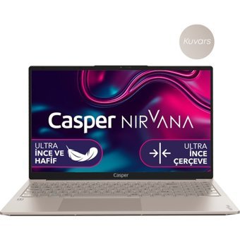Casper Nirvana X600.1235-DF00X-K-F Dahili Intel Iris Xe Graphics Eligible Intel Core i5 1235U 32 GB Ram 1 TB SSD 15.6 inç Full HD FreeDos Laptop