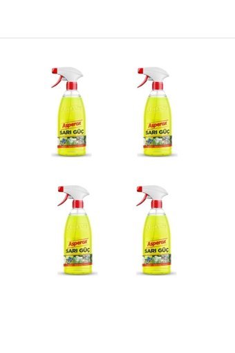 Asperox Sarı Güç Sprey Mutfak ve Banyo Temizleyici 4x1 lt