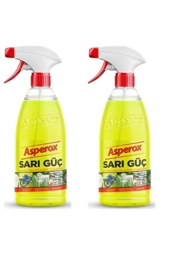 Asperox Sarı Güç Sprey Mutfak ve Banyo Temizleyici 2x1 lt