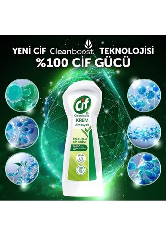 Cif Krem Mutfak ve Banyo Temizleyici 3x750 ml