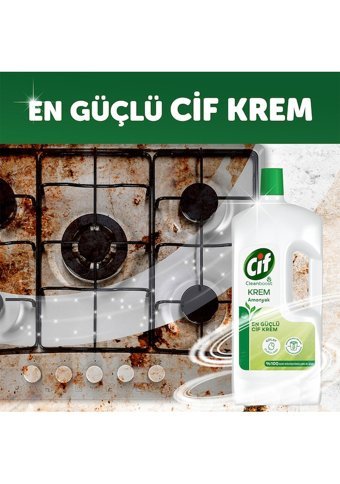 Cif Krem Mutfak ve Banyo Temizleyici 3x1.5 lt