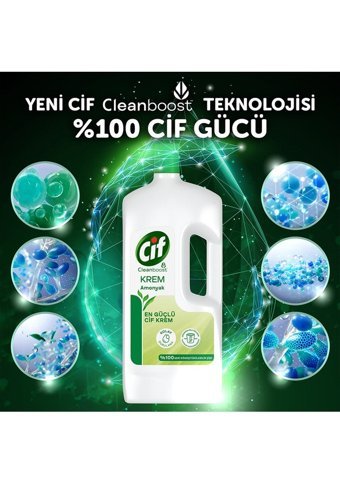 Cif Krem Mutfak ve Banyo Temizleyici 3x1.5 lt