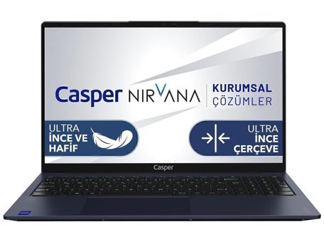 Casper Nirvana X700.1235-8U00X-M-F Dahili Intel Iris Xe Graphics Eligible Intel Core i5 1235U 8 GB Ram 250 GB SSD 15.6 inç Full HD FreeDos Laptop