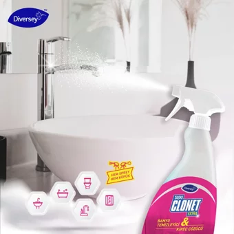Diversey Taski Clonet Extra Sprey Mutfak ve Banyo Temizleyici 6x750 ml