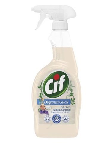 Cif Doğanın Gücü Sprey Banyo Temizleyici 4x750 ml