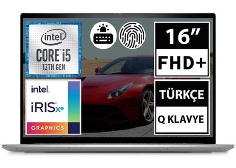Dell Inspiron 16 5620 I56206005U Dahili Intel Iris Xe Graphics Eligible Intel Core i5 1235U 8 GB Ram 512 GB SSD 16 inç Full HD FreeDos Laptop