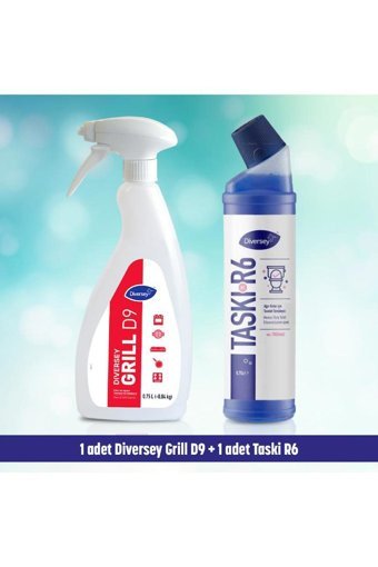 Diversey Grill D9-Taski R6 Sıvı-Sprey Mutfak ve Banyo Temizleyici1.5 lt