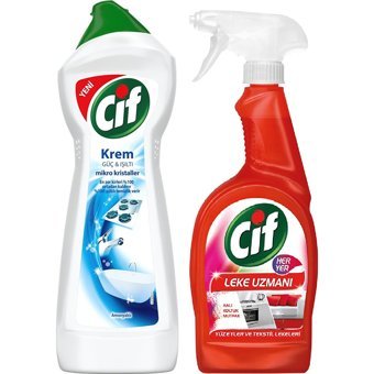 Cif Amonyaklı Krem-Sprey Mutfak ve Banyo Temizleyici1.5 lt