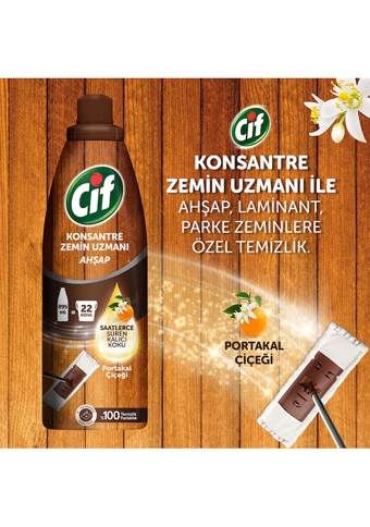 Cif Zemin Uzmanı Sıvı Mutfak ve Banyo Temizleyici 3x895 ml