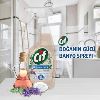 Cif Doğanın Gücü Sprey Banyo Temizleyici 750 ml