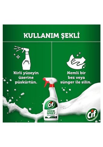 Cif Sprey Mutfak ve Banyo Temizleyici 3x750 ml