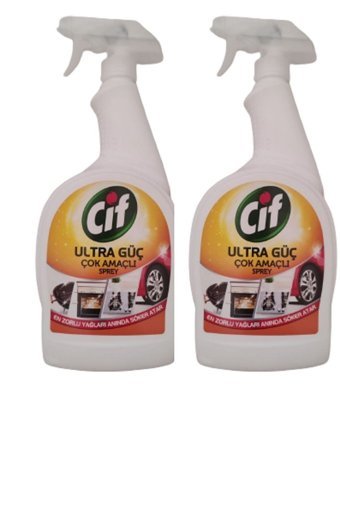 Cif Ultra Güç Sprey Mutfak ve Banyo Temizleyici 2x1 lt