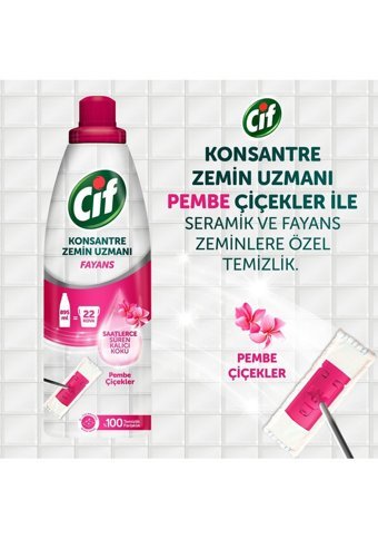 Cif Zemin Uzmanı Sıvı Mutfak ve Banyo Temizleyici 2x895 ml