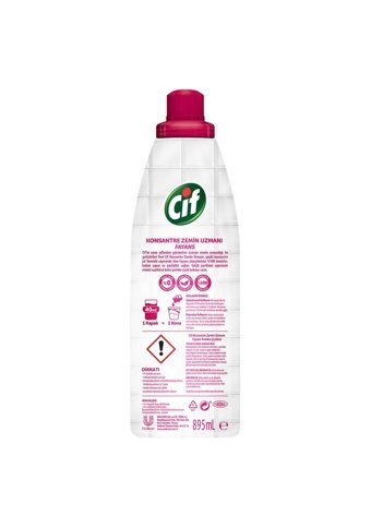 Cif Zemin Uzmanı Sıvı Mutfak ve Banyo Temizleyici 2x895 ml