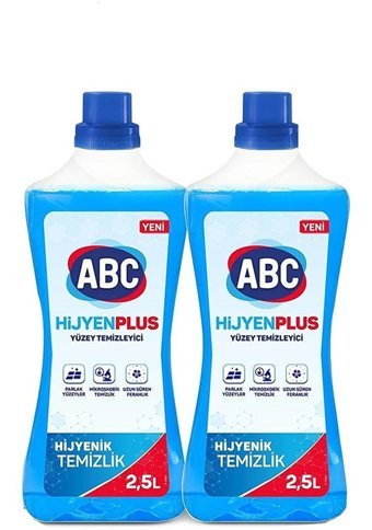 Abc Hijyen Plus Sıvı Mutfak ve Banyo Temizleyici 2x2.5 lt