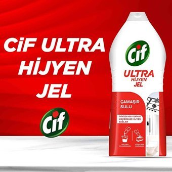 Cif Ultra Hijyen Jel Mutfak ve Banyo Temizleyici 1.5 lt